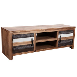 vidaXL TV Stand Solid Wood Acacia 47.2"x13.8"x15.7"-1