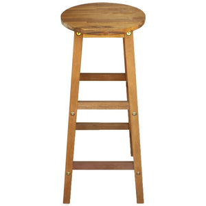 vidaXL Bar Stool Bar Seat Counter Height Stool for Pub Kitchen Solid Wood-8