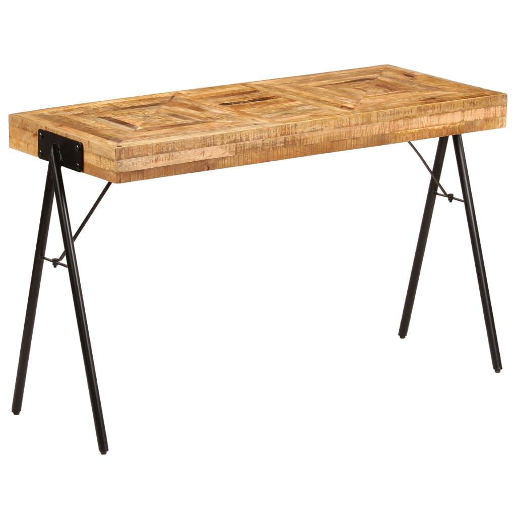 vidaXL Writing Table Solid Mango Wood 46.5"x19.7"x29.5"-10