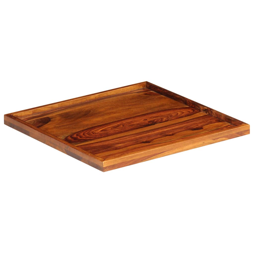 vidaXL Serving Tray Solid Sheesham Wood 19.7"x19.7"-6