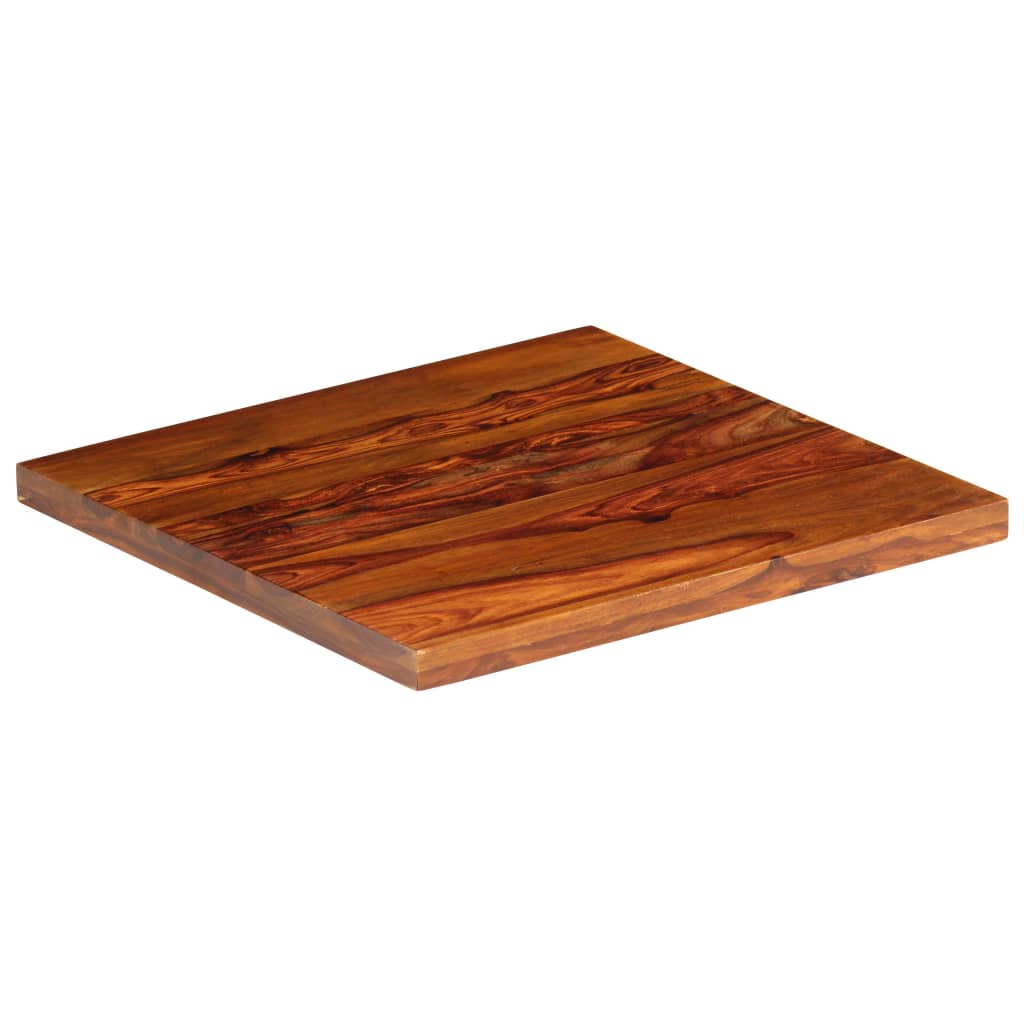 vidaXL Serving Tray Solid Sheesham Wood 19.7"x19.7"-8