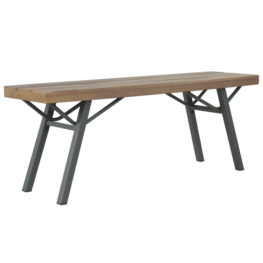 vidaXL Patio Bench 47.2" Solid Acacia Wood-0