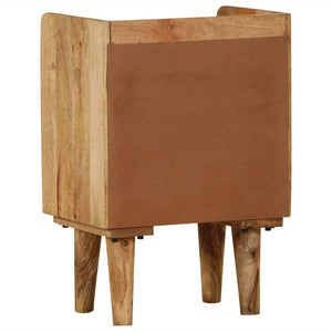 vidaXL Bedside Cabinet Solid Mango Wood 15.7"x11.8"x23.4"-6