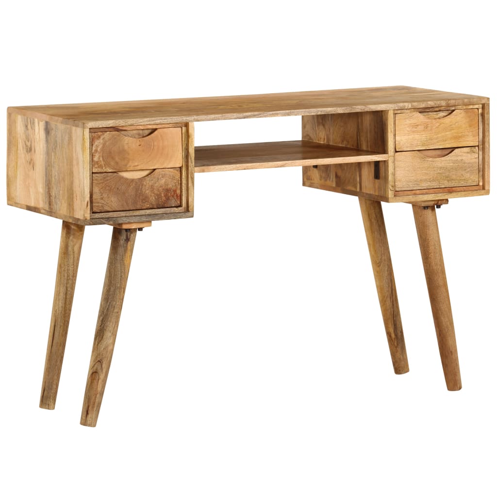 vidaXL Writing Desk Solid Mango Wood 45.3"x18.5"x29.9"-1