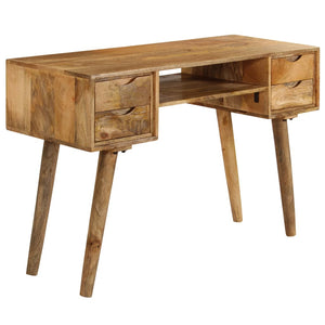 vidaXL Writing Desk Solid Mango Wood 45.3"x18.5"x29.9"-4