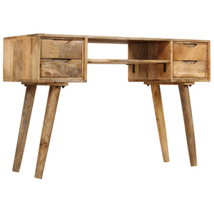 vidaXL Writing Desk Solid Mango Wood 45.3"x18.5"x29.9"-5