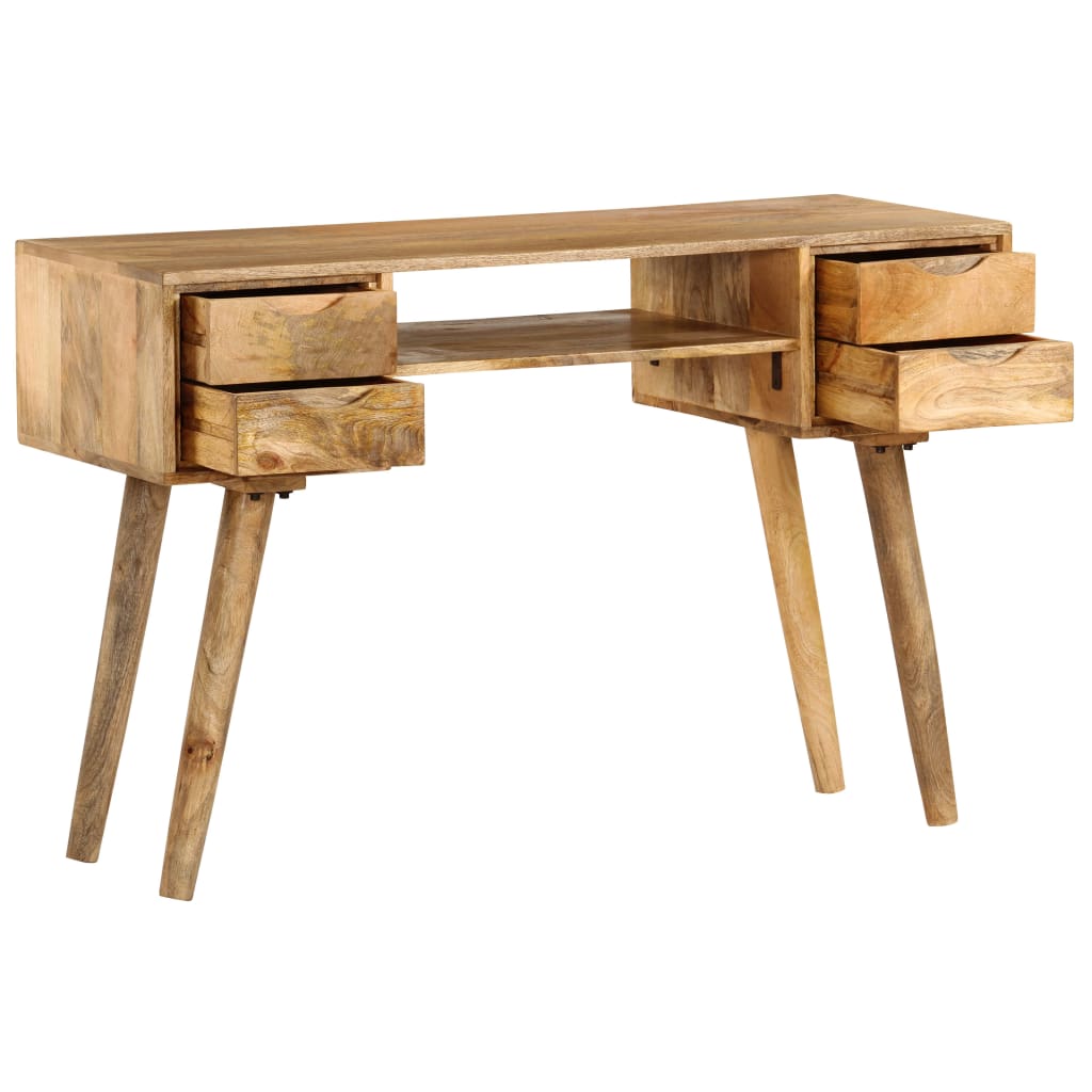 vidaXL Writing Desk Solid Mango Wood 45.3"x18.5"x29.9"-6