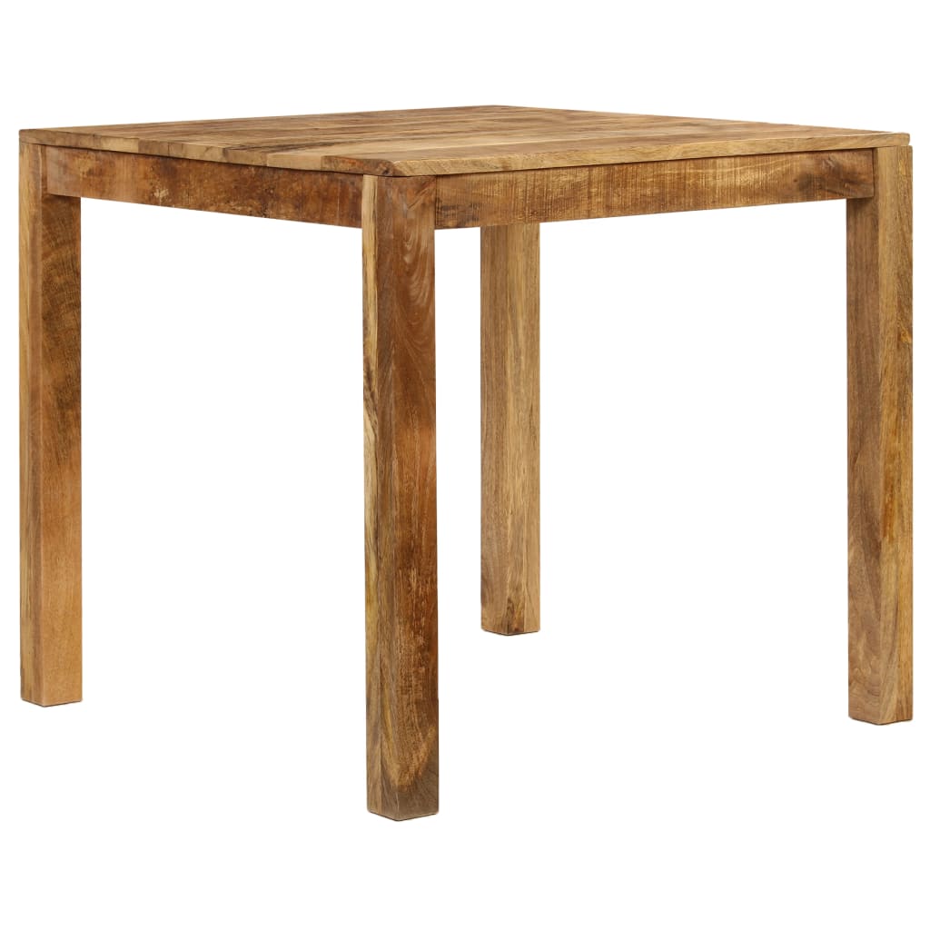 vidaXL Dining Table Solid Mango Wood 32.3"x31.5"x29.9"-2