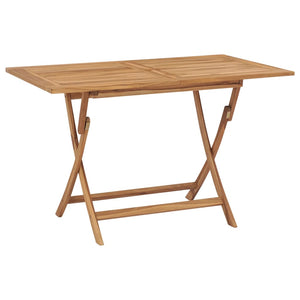 vidaXL Outdoor Dining Table Folding Table Garden Furniture Solid Wood Teak-1