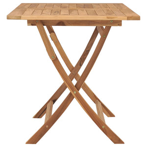 vidaXL Outdoor Dining Table Folding Table Garden Furniture Solid Wood Teak-9