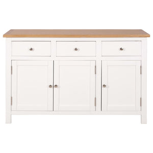 vidaXL Sideboard Bar Buffet Cabinet for Kitchen Dining Room Solid Wood Oak-5