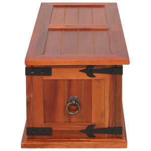 vidaXL Storage Chest Box Truck Wooden Storage Side Cabinet Solid Wood Acacia-4