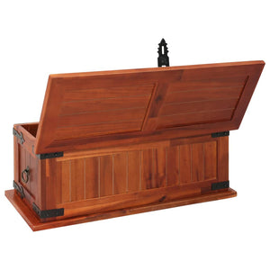 vidaXL Storage Chest Box Truck Wooden Storage Side Cabinet Solid Wood Acacia-16