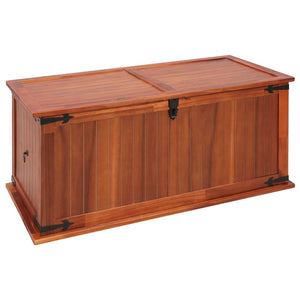 vidaXL Storage Chest Box Truck Wooden Storage Side Cabinet Solid Wood Acacia-7