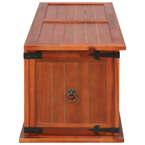 vidaXL Storage Chest Box Truck Wooden Storage Side Cabinet Solid Wood Acacia-13