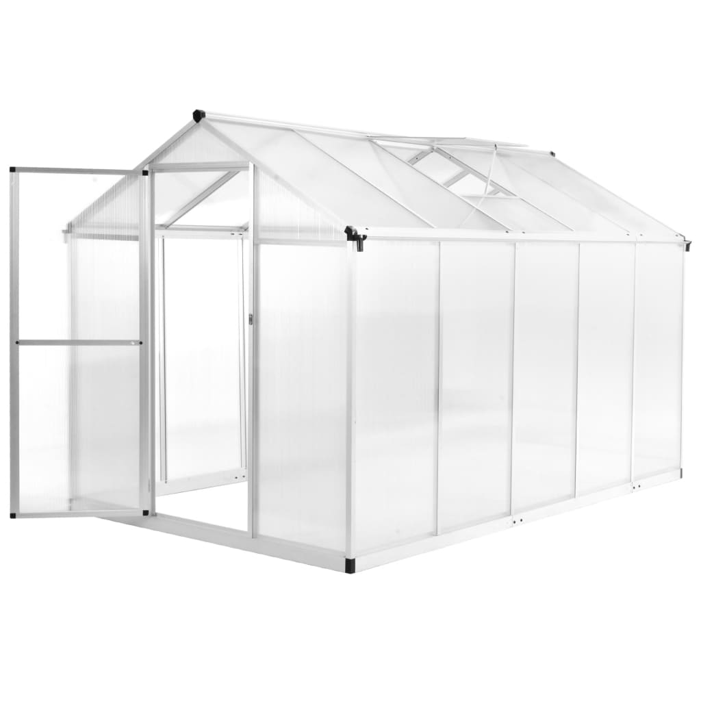 vidaXL Greenhouse Outdoor Grow House Green House for Plant Growing Aluminum-1