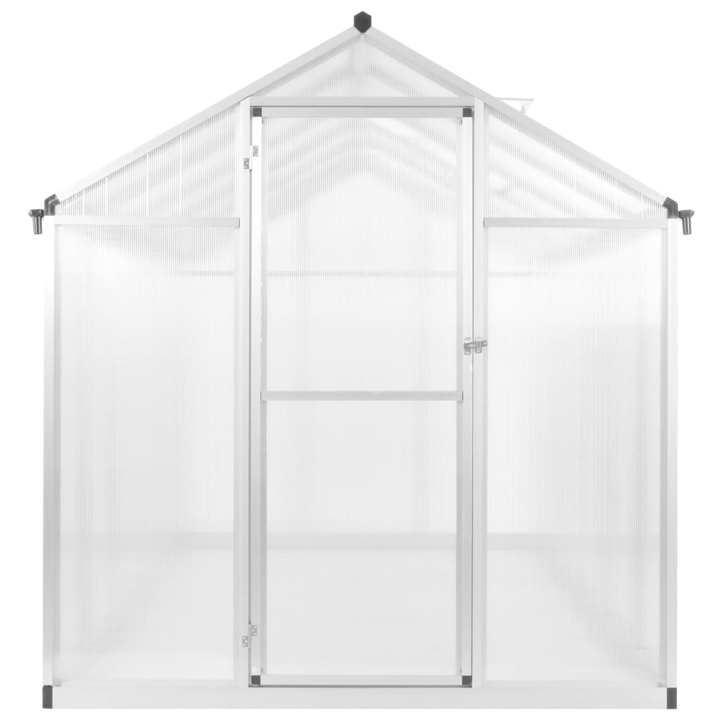 vidaXL Greenhouse Outdoor Grow House Green House for Plant Growing Aluminum-5