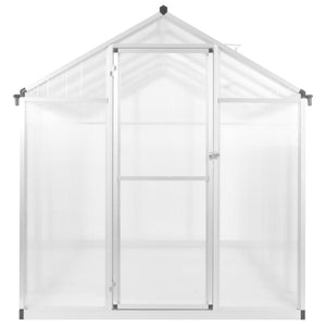 vidaXL Greenhouse Outdoor Grow House Green House for Plant Growing Aluminum-5