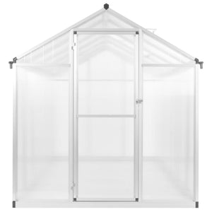vidaXL Greenhouse Outdoor Grow House Green House for Plant Growing Aluminum-7