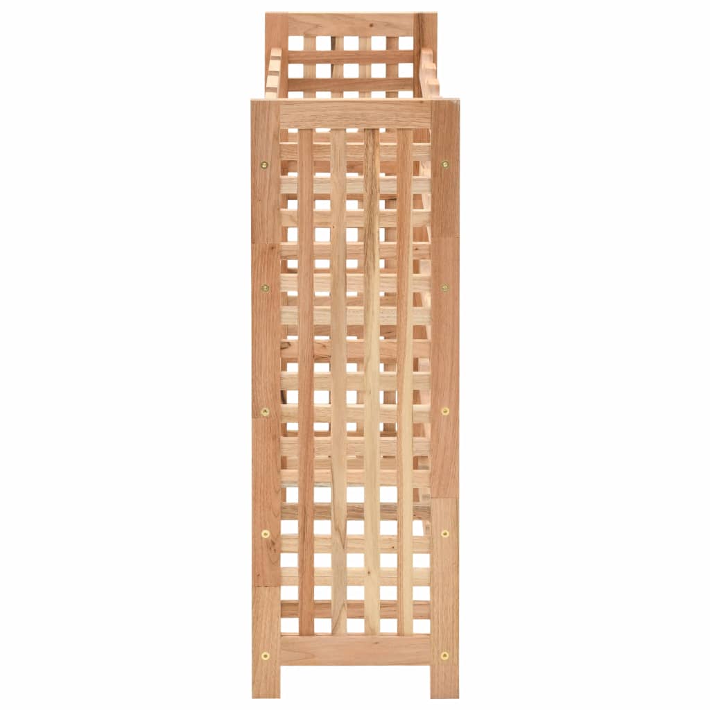 vidaXL Wine Rack for 25 Bottles Solid Walnut Wood 24.8"x9.8"x28.7"-3