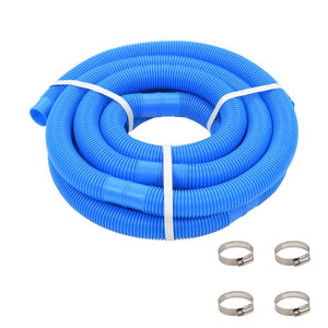 vidaXL Vacuum Hose Pool Hose with 4 Clamps Vacuum Cleaner Hose 1.5" 19.7'-3