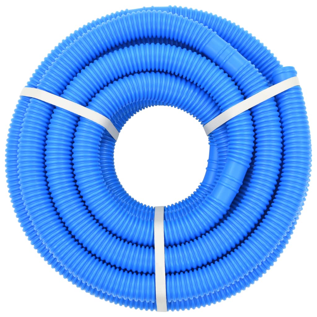 vidaXL Vacuum Hose Pool Hose with 4 Clamps Vacuum Cleaner Hose 1.5" 19.7'-28