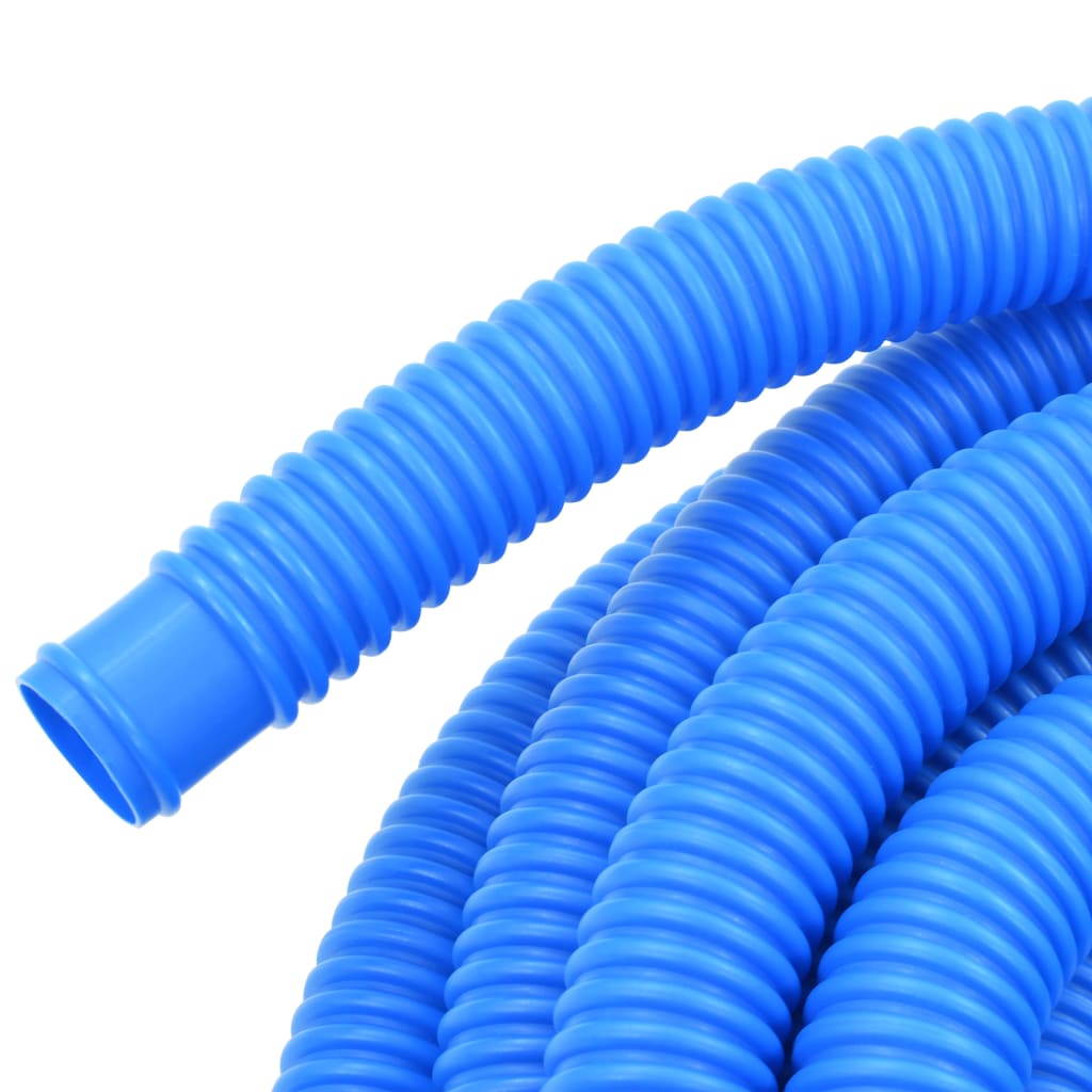 vidaXL Vacuum Hose Pool Hose with 4 Clamps Vacuum Cleaner Hose 1.5" 19.7'-10