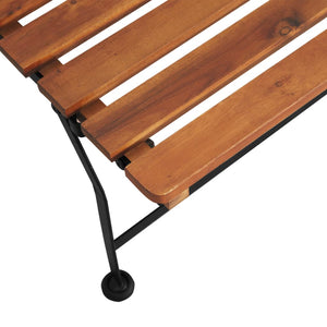 vidaXL Patio Deck Chair Solid Wood Acacia-3