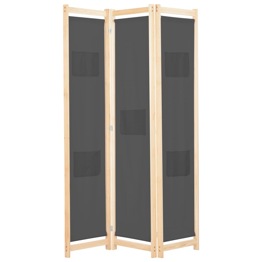 vidaXL Room Divider Folding Privacy Screen for Home Living Room Office Fabric-7