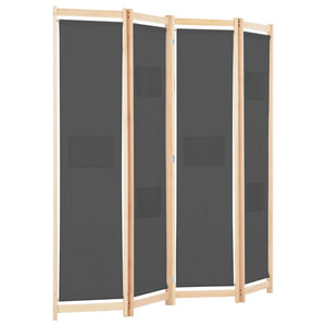 vidaXL Room Divider Folding Privacy Screen for Home Living Room Office Fabric-42