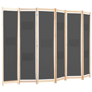 vidaXL Room Divider Folding Privacy Screen for Home Living Room Office Fabric-6