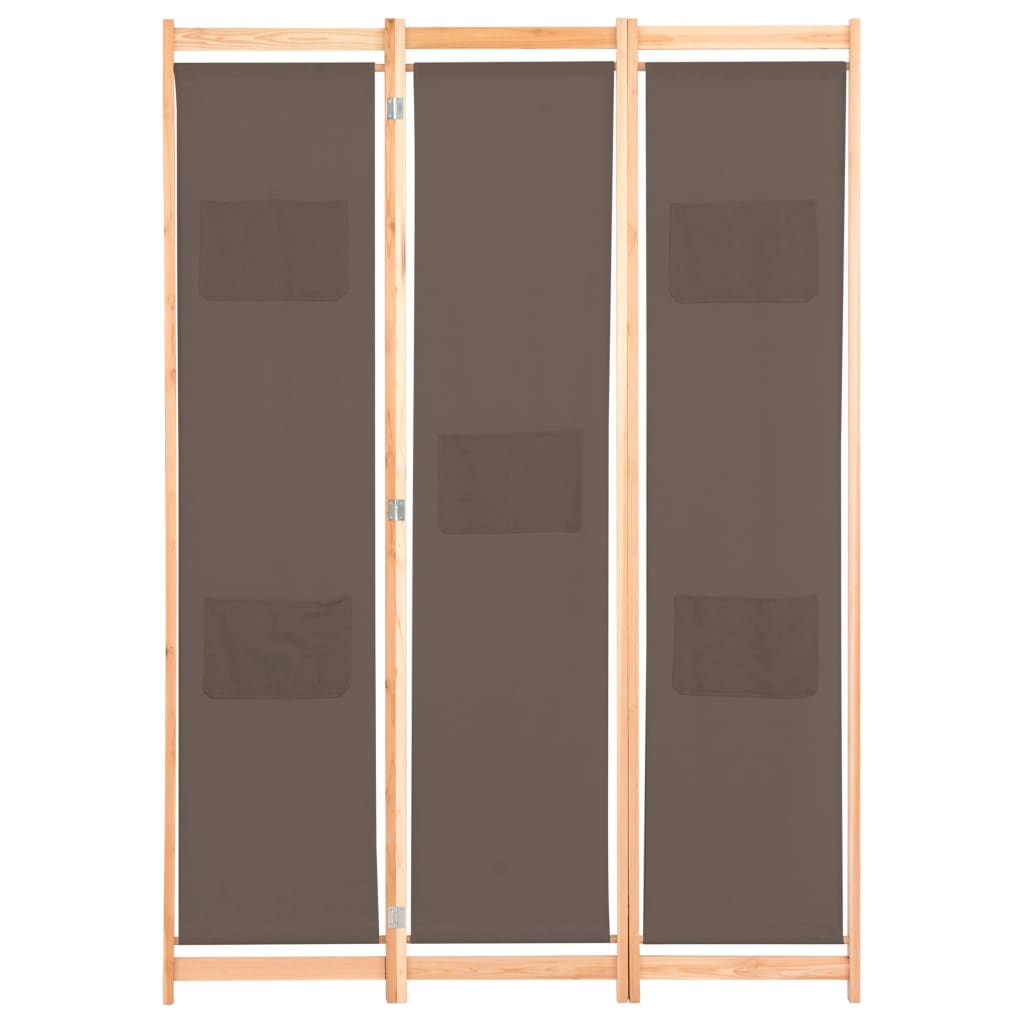 vidaXL Room Divider Folding Privacy Screen for Home Living Room Office Fabric-58