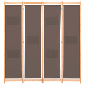 vidaXL Room Divider Folding Privacy Screen for Home Living Room Office Fabric-15