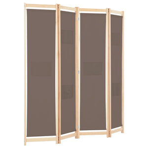 vidaXL Room Divider Folding Privacy Screen for Home Living Room Office Fabric-20