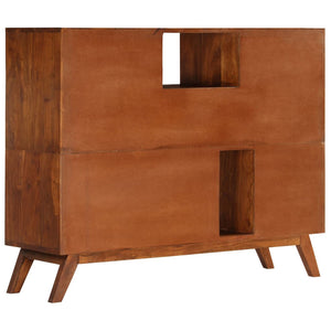 vidaXL Sideboard 45.3"x13.8"x33.9" Solid Acacia Wood-8