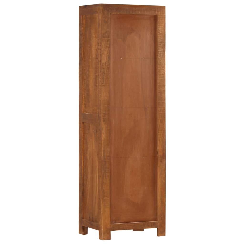 vidaXL Highboard with 3 Drawers 15.7"x11.8"x51.2" Solid Mango Wood-4