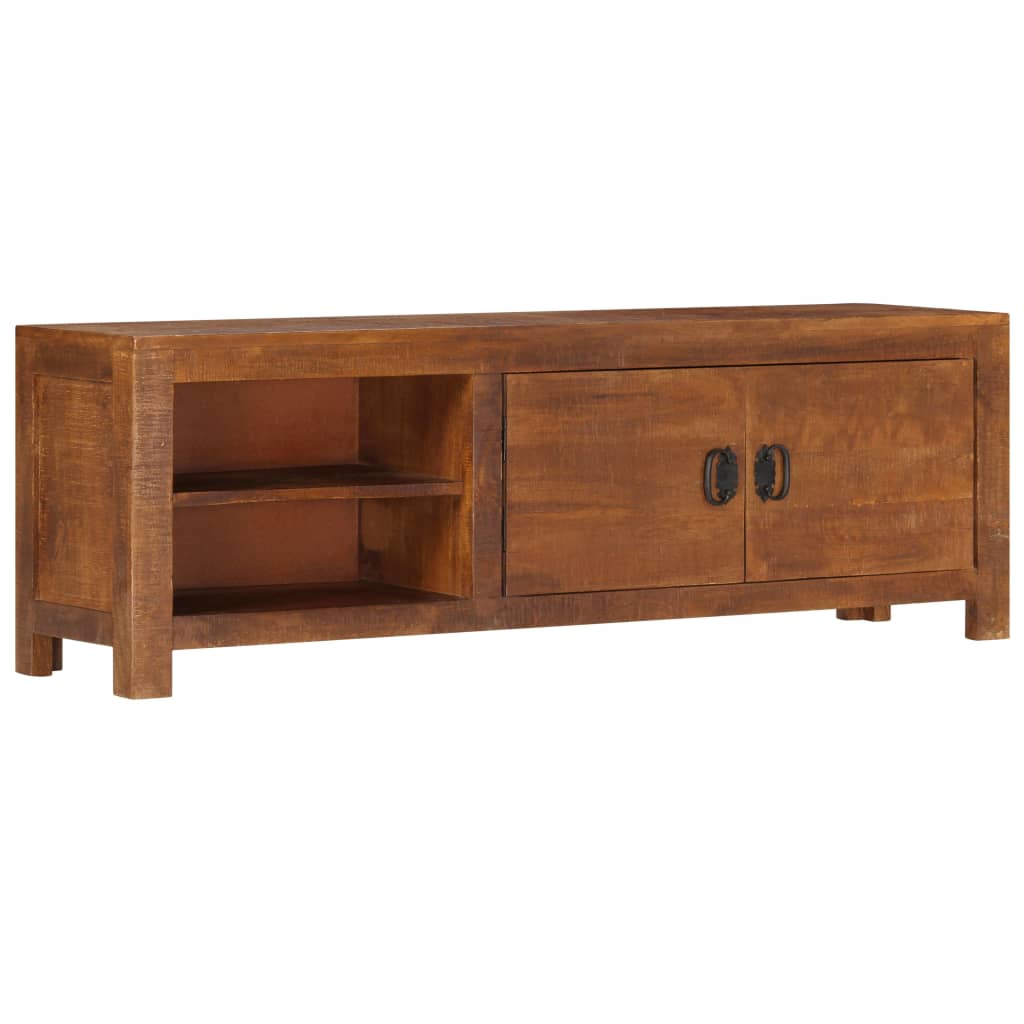 vidaXL TV Stand 47.2"x11.8"x15.7" Solid Wood Mango-1