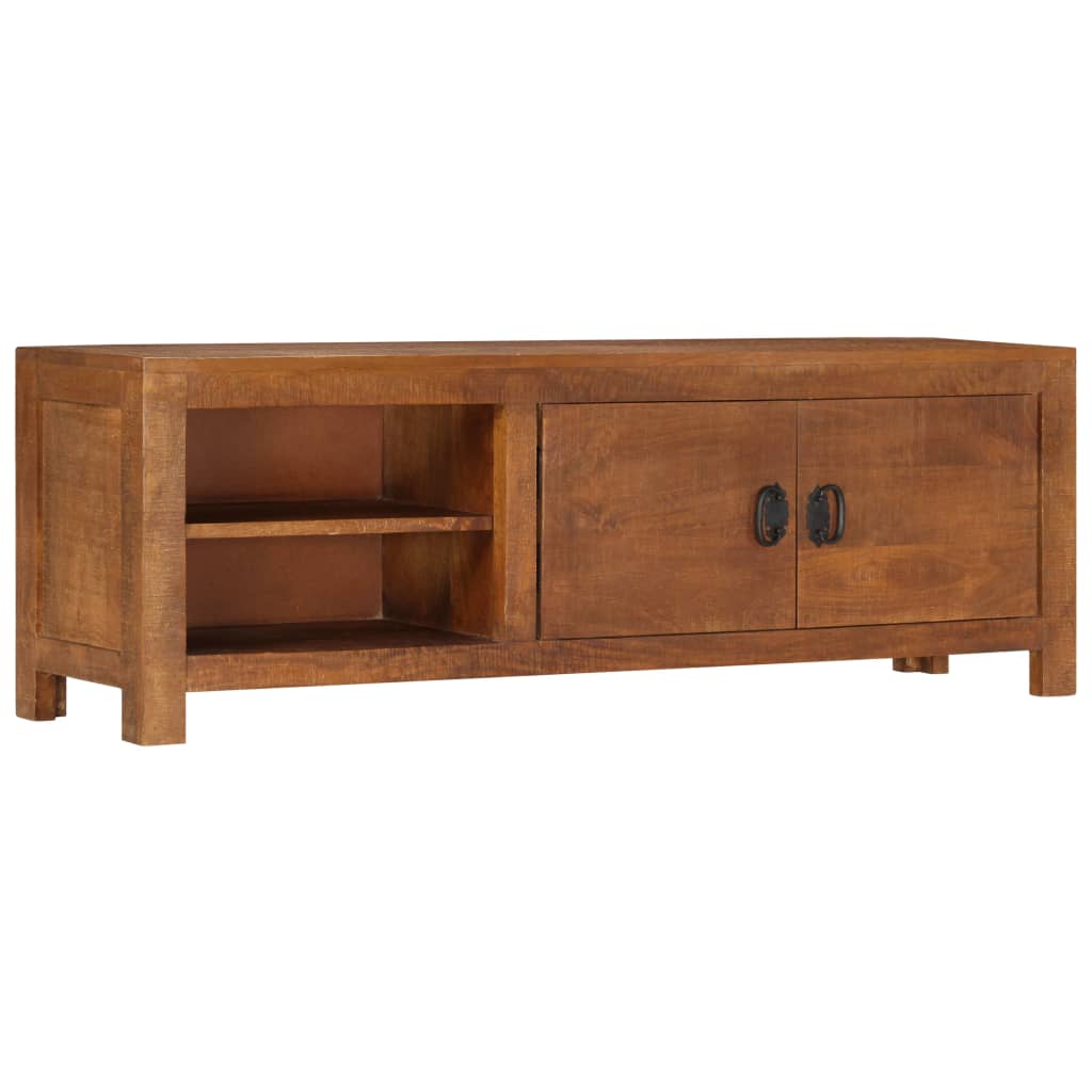 vidaXL TV Stand 47.2"x11.8"x15.7" Solid Wood Mango-8