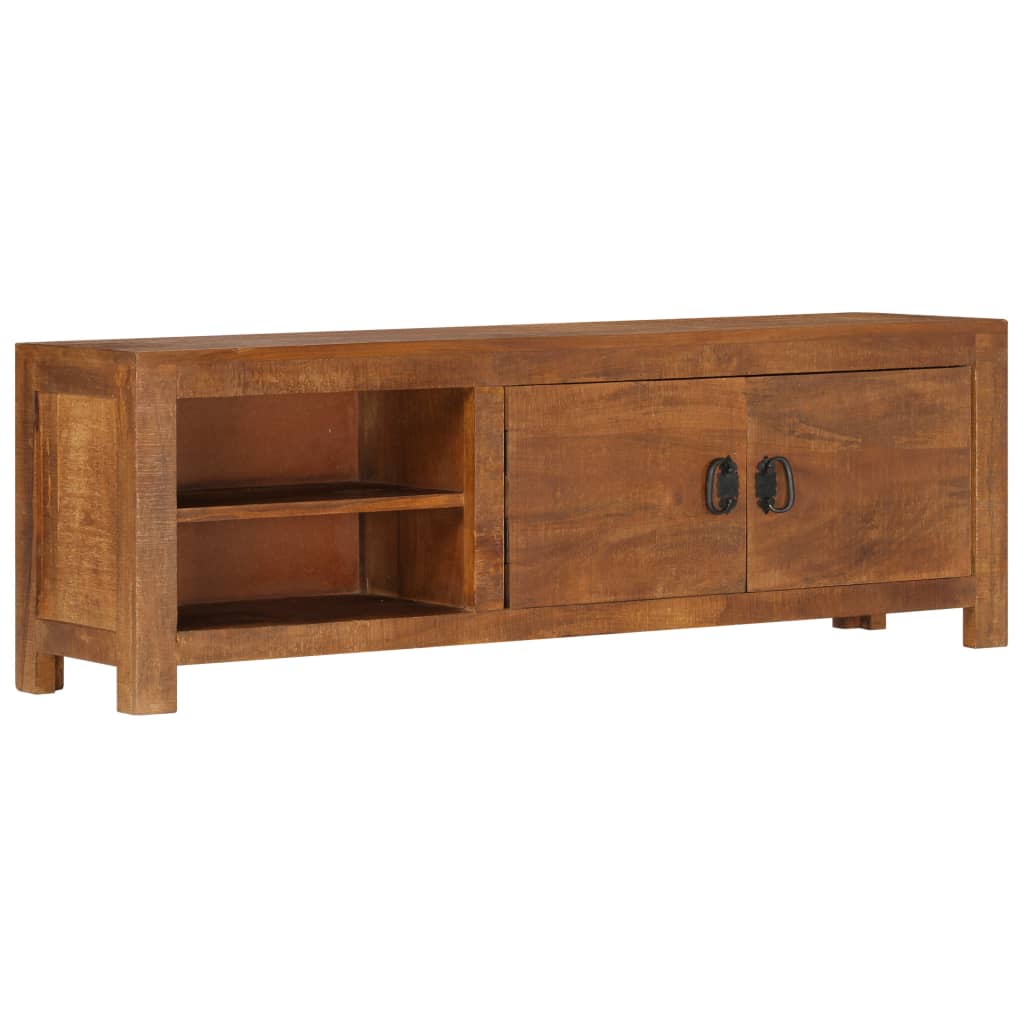 vidaXL TV Stand 47.2"x11.8"x15.7" Solid Wood Mango-10