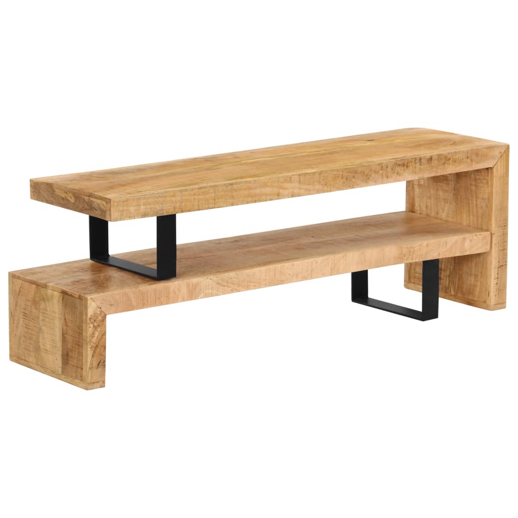 vidaXL TV Stand Solid Mango Wood-2