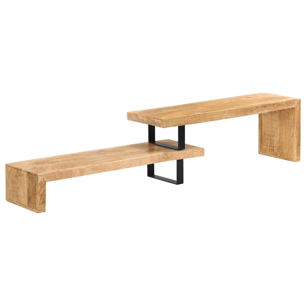 vidaXL TV Stand Solid Mango Wood-4