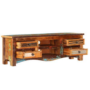 vidaXL TV Stand 47.2"x11.8"x15.7" Solid Wood Reclaimed-3