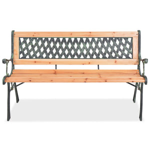 vidaXL Patio Bench 48" Wood-6