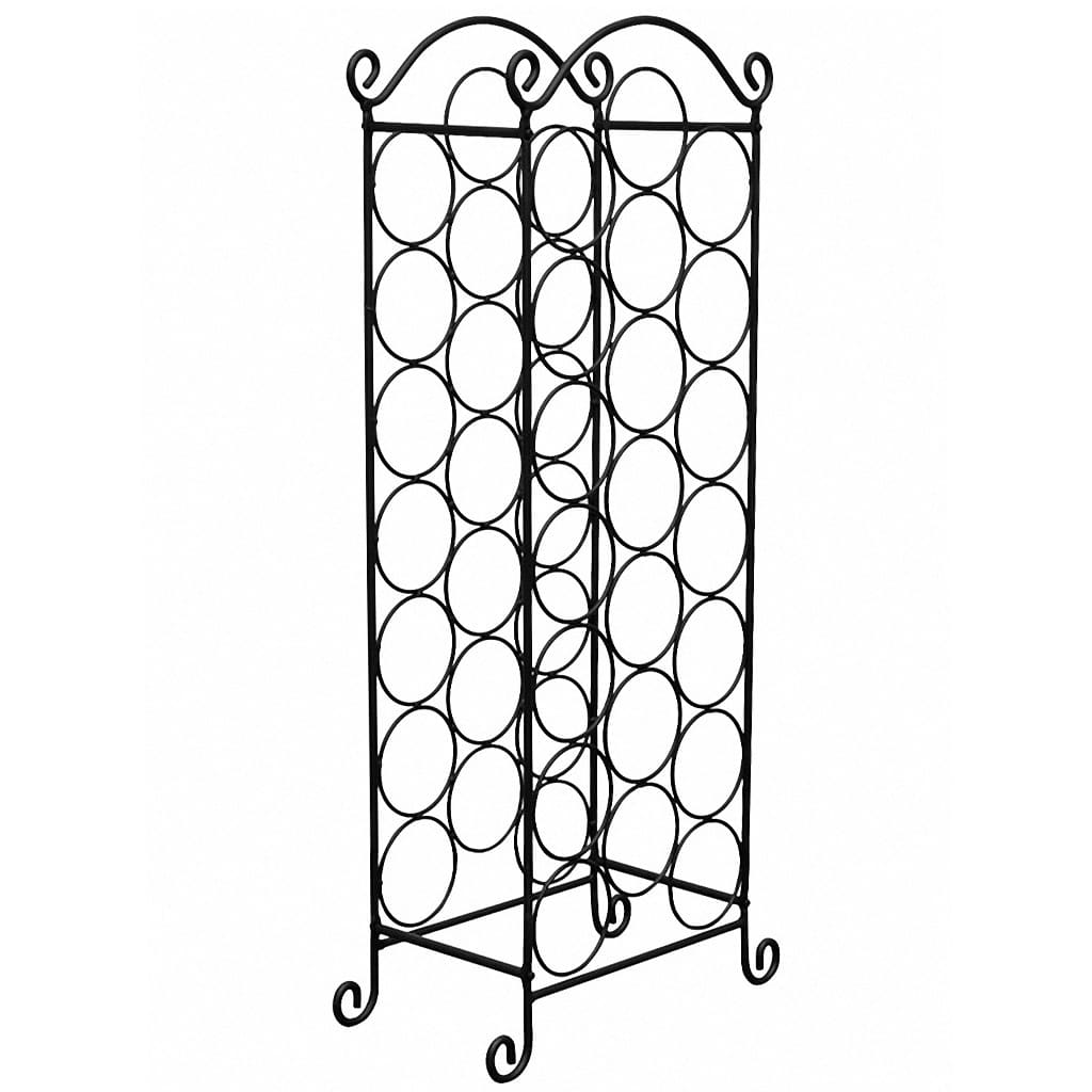 vidaXL Wine Rack for 21 Bottles Metal-1