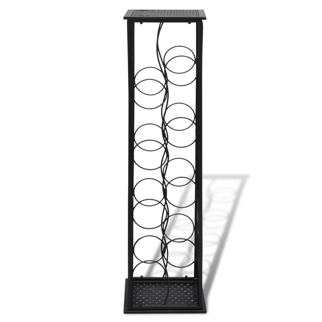 vidaXL Wine Rack Wine Bottle Holder Pantry Floor Wine Cabinet Organizer Metal-27