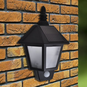 vidaXL Solar Wall Lamp LED Wall Lantern with Motion Sensor for Patio Garden-10