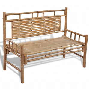 vidaXL Patio Bench 47.2" Bamboo-0