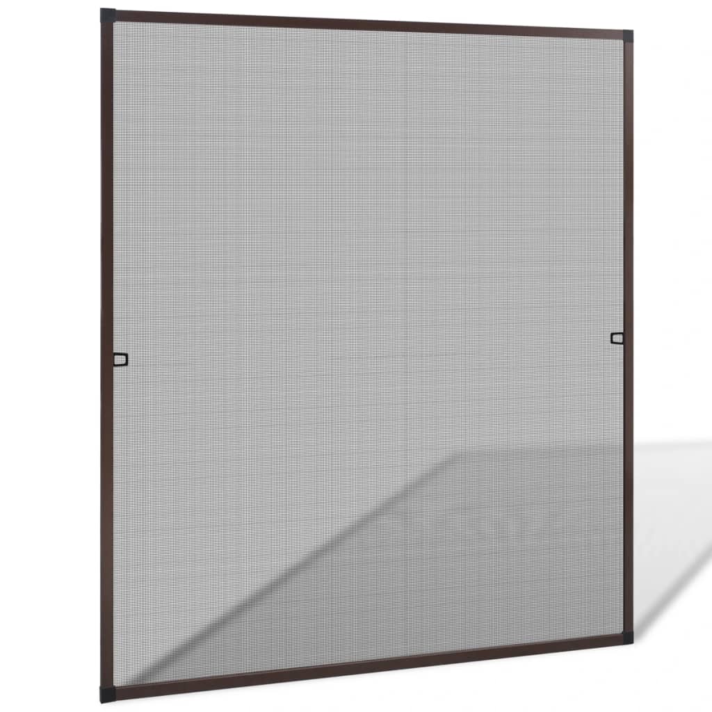 vidaXL Insect Screen Mosquito Net Window Bug Screen Fiberglass Mesh Aluminum-32