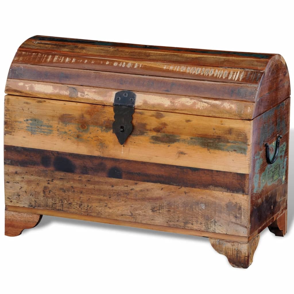 vidaXL Reclaimed Storage Chest Solid Wood-2