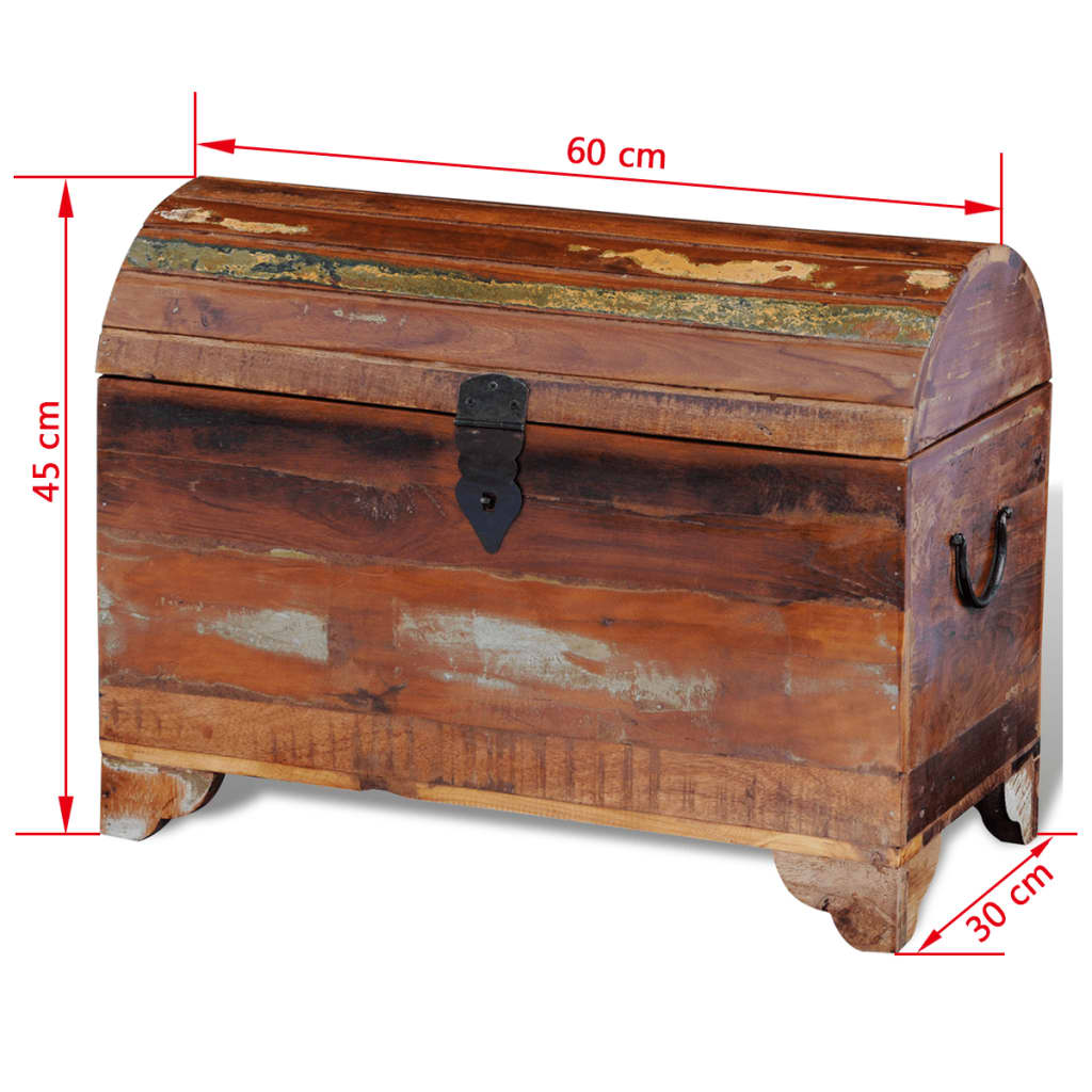 vidaXL Reclaimed Storage Chest Solid Wood-8